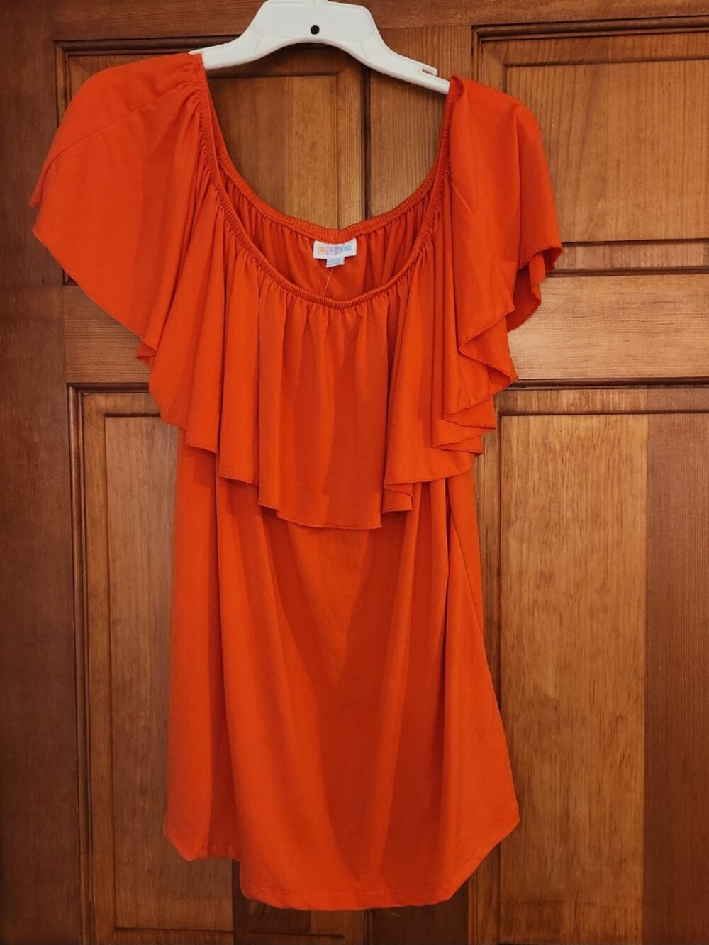 LuLaRoe Orange or Tangerine Tango Top